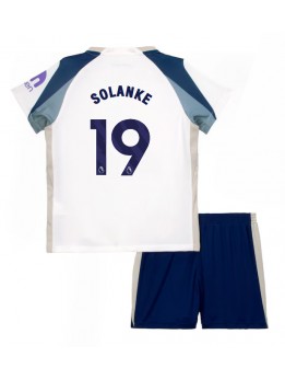 Billige Tottenham Hotspur Dominic Solanke #19 Hjemmedraktsett Barn 2025-26 Kortermet (+ Korte bukser)
